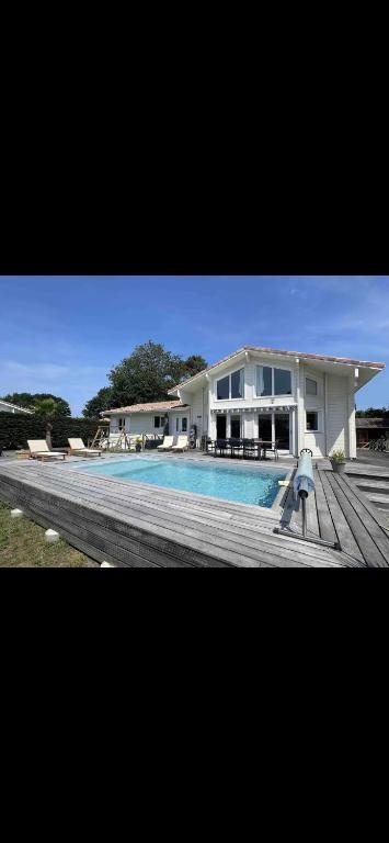 Villa de Cazaux, piscine chauffée pétanque billard - 5
