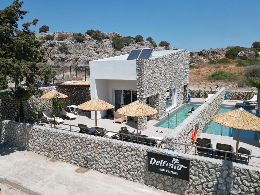 Delfinia Resort - All Inclusive — Hotel building in Kolymbia, South Aegean