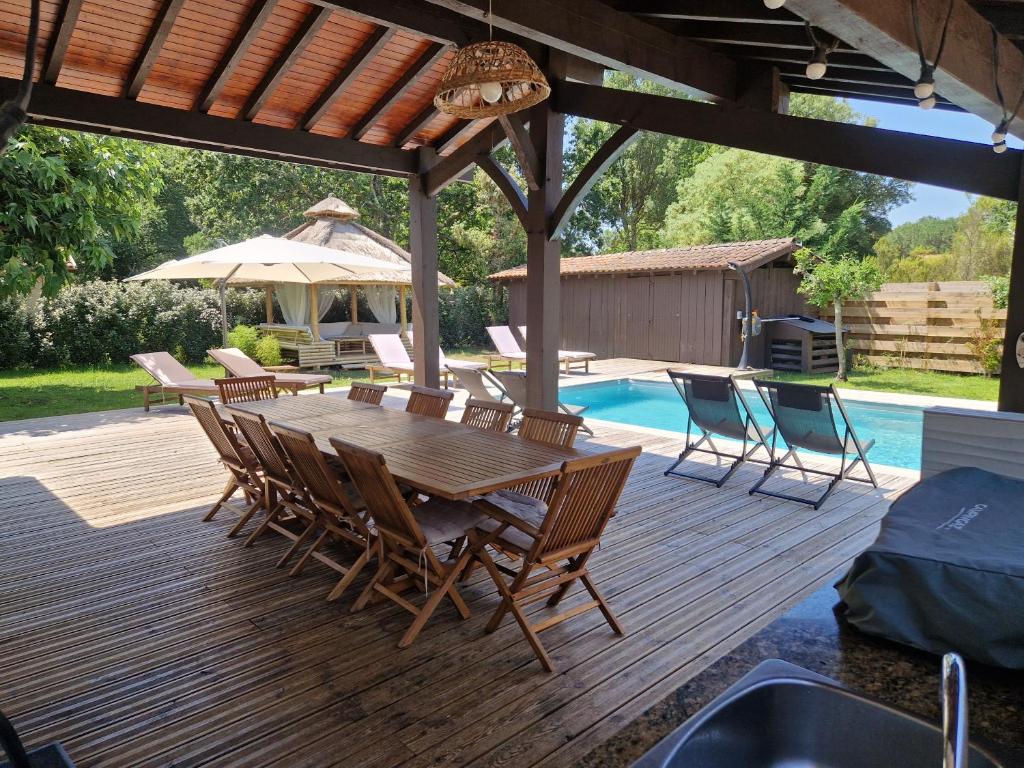 Villa Elizalde Moliets - climatisée, piscine chauffée, vélos et surfs inclus - 3