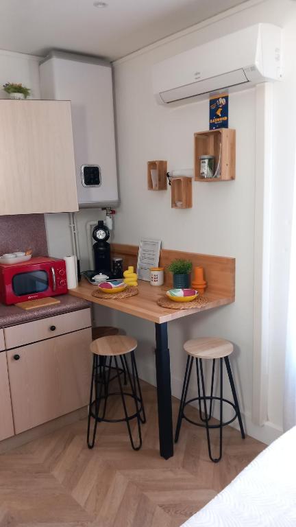 Studio Valliere les halles 15m2 avec clim - 5