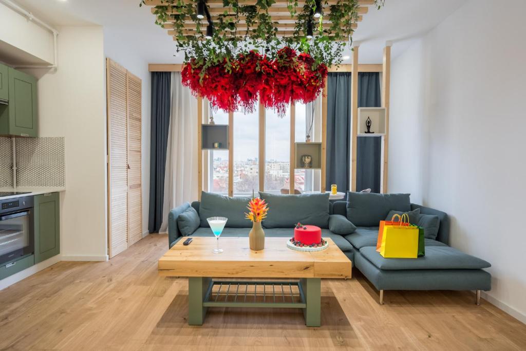 Jungle Escape - Luxe 1-BR Haven in Bucharest, Bukurešť