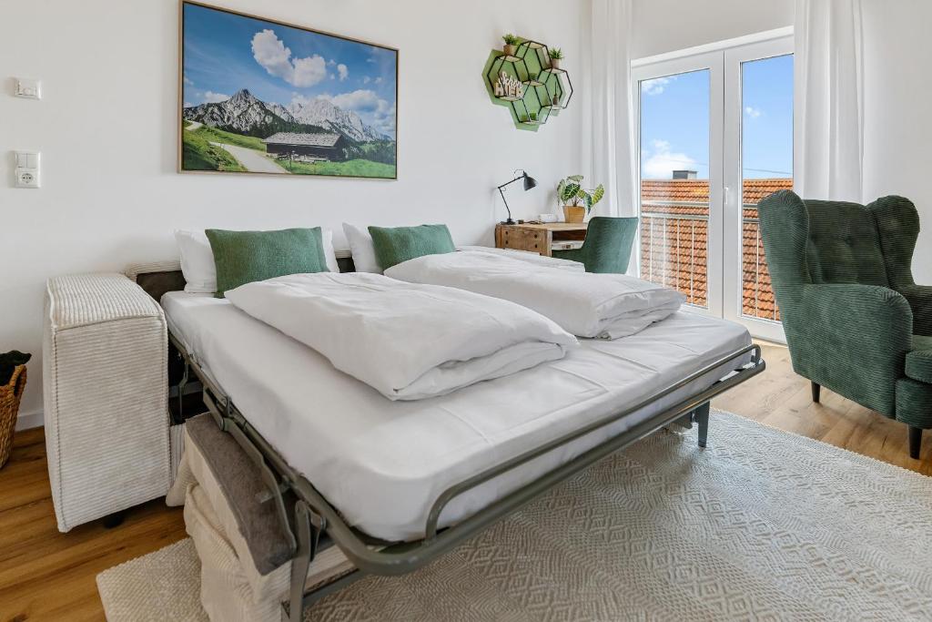 WIESENglück - Helles Apartment mit Blick auf Allgäuer Wiesen, 2 Schlafzimmer & zentrale Lage - 4