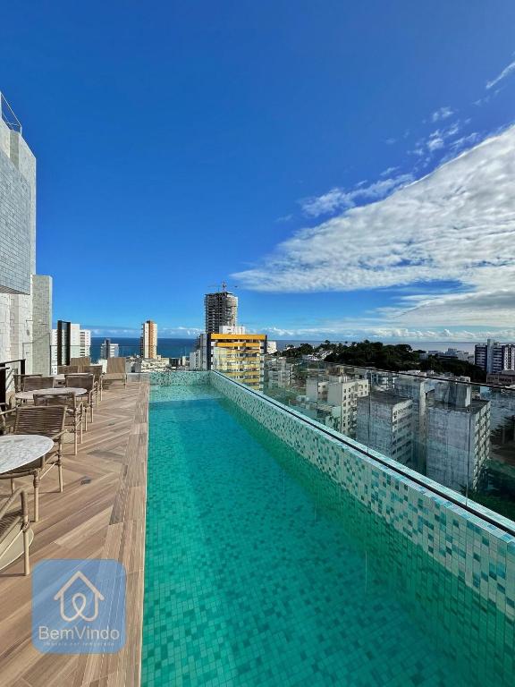 Estúdio Completo no ZN Barra com Vista Panorâmica, Salvador