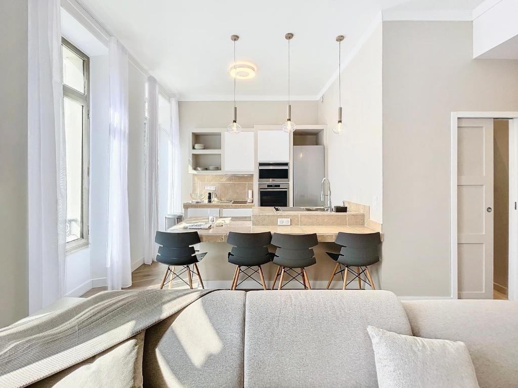 Cannes Vidal Rue Antibes SNCF station 2 mn 1 BR quiet building hyper center Olam Properties - 2