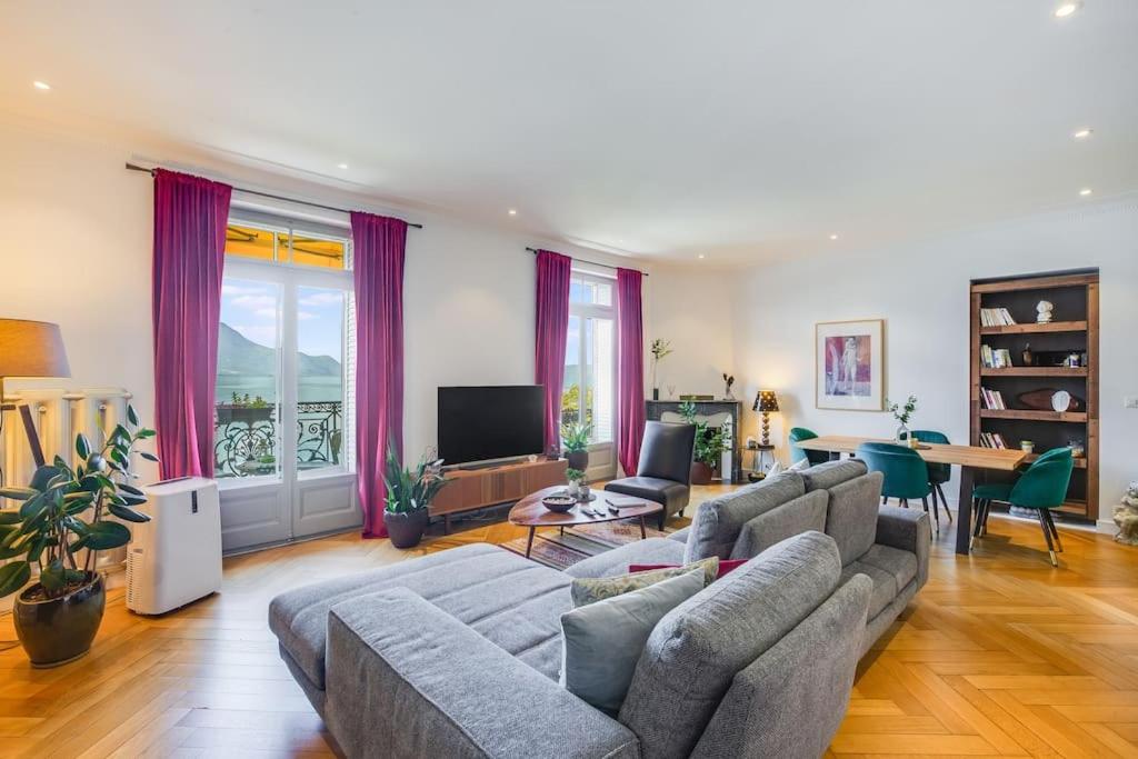 Logement avec vue panoramique à 2 pas du lac Léman - 1