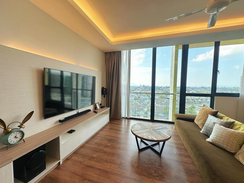 VivaCity Jazz2 Kuching City View 3bdrm2bath, Kučing