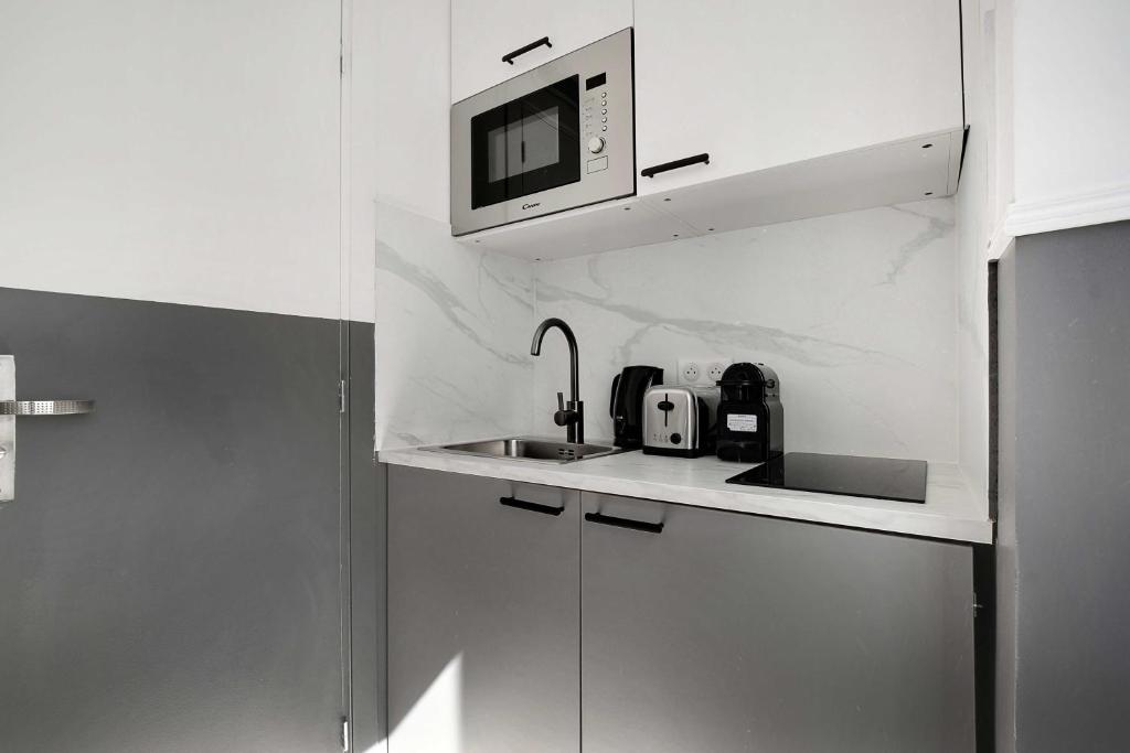 Cosy Studio for 2P with A-C - Near Montmartre - 2