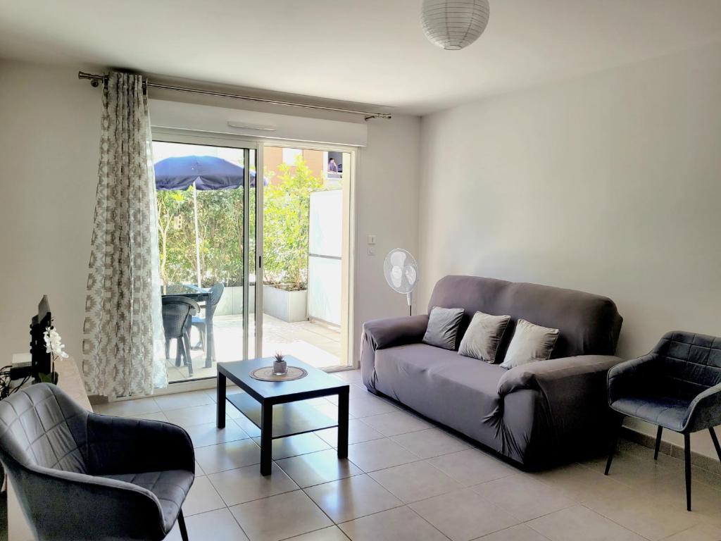 Canet-en-Roussillon: T3 moderne, RDC, 4 pers, piscine, garage, proche mer - FR-1-794-156 - 3