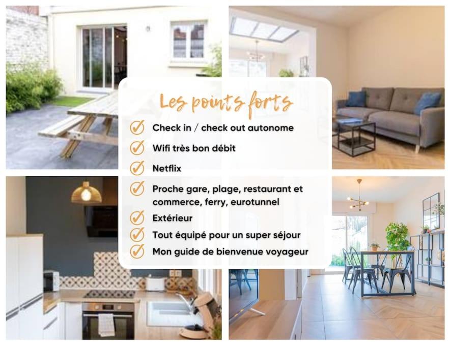 Grand appartement de charme-Calais Nord-Cour-Plage - 1