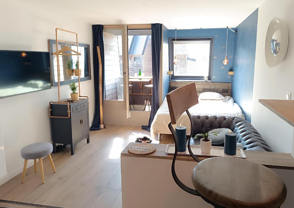 Studio neuf vue mer Marina Deauville - 5