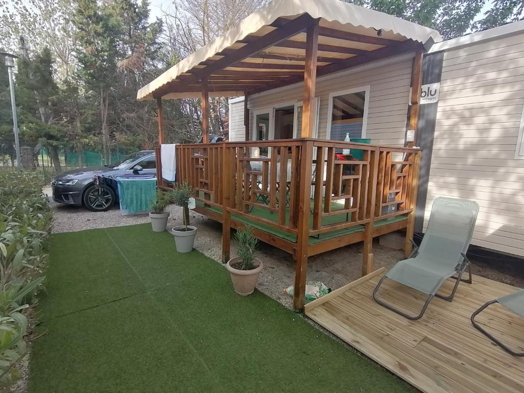 Mobil home 2 chambres camping 4 étoiles vias - 1