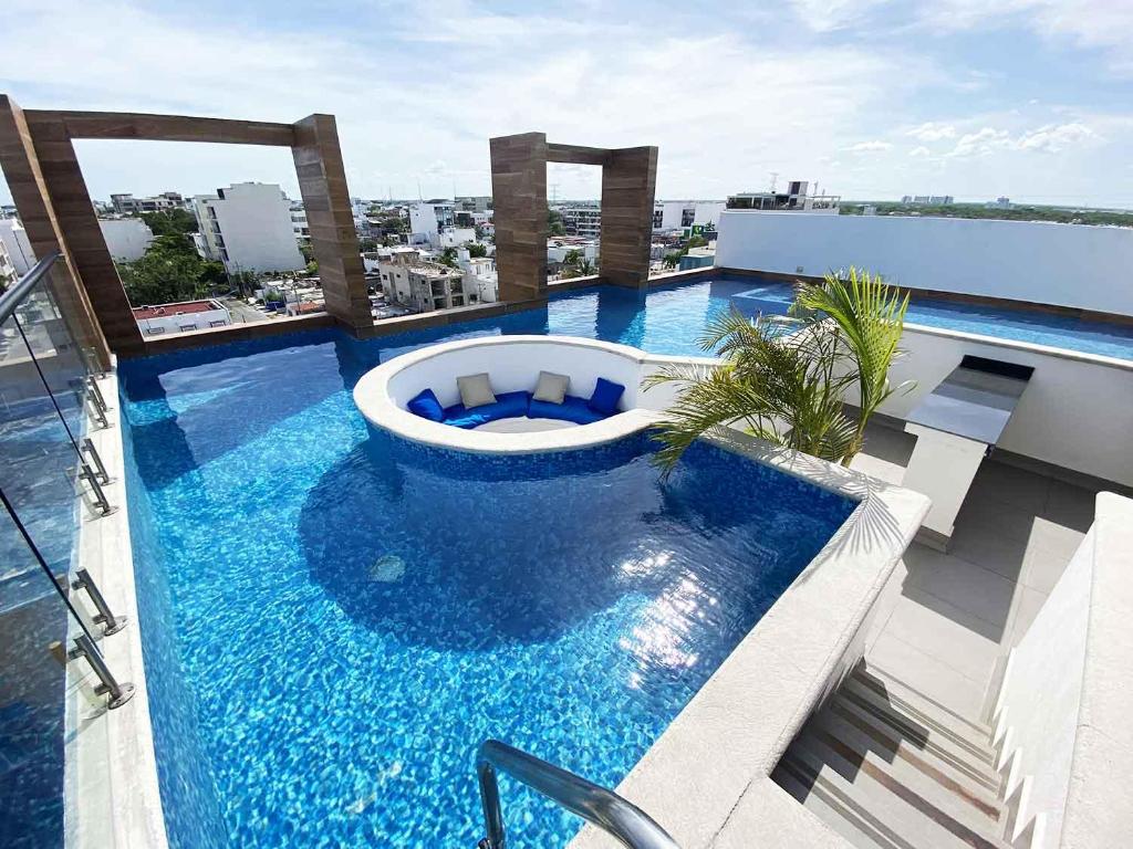 Estudio con rooftop cerca de la playa y 5ta av - 1