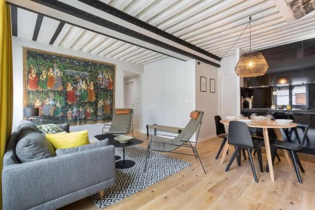 Canut authentique et design, deux chambres, Lyon 1 - 1