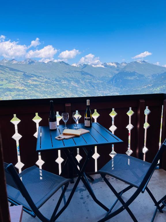 La Plagne Appartement au pied des pistes avec vue Mont Blanc - 1