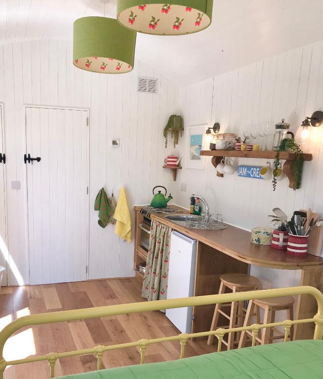 Shepherd's Hut at Rosewood House, Liskeard photo 4