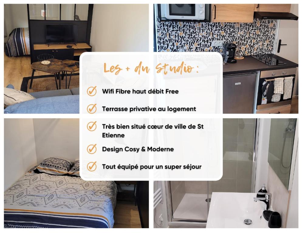 Studio cosy Saint-Étienne centre ville - 3