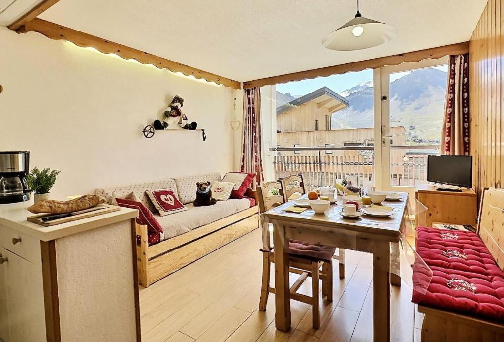 Résidence Les Hauts Lieux - Joli studio 4 personnes à Tignes au pied des commerces et proche des pistes dans le quartier du Rosset. Charmant studio cabine MAE-2137 - 1