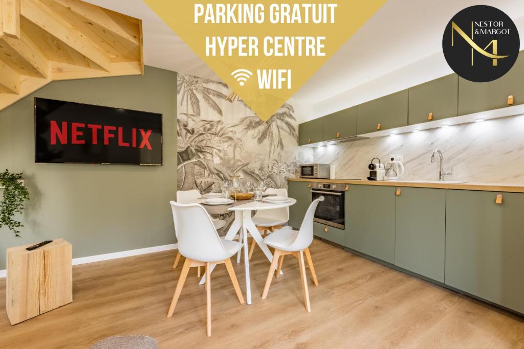 Le Green Duplex - Clim - Parking - Netflix - Nestor & Margot, Auterive