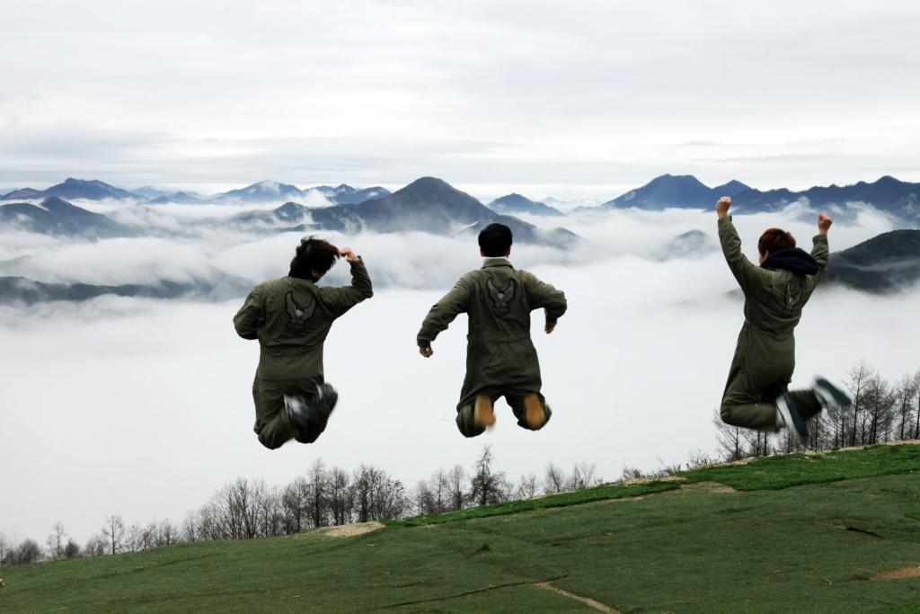 단양 패러마을 풍경