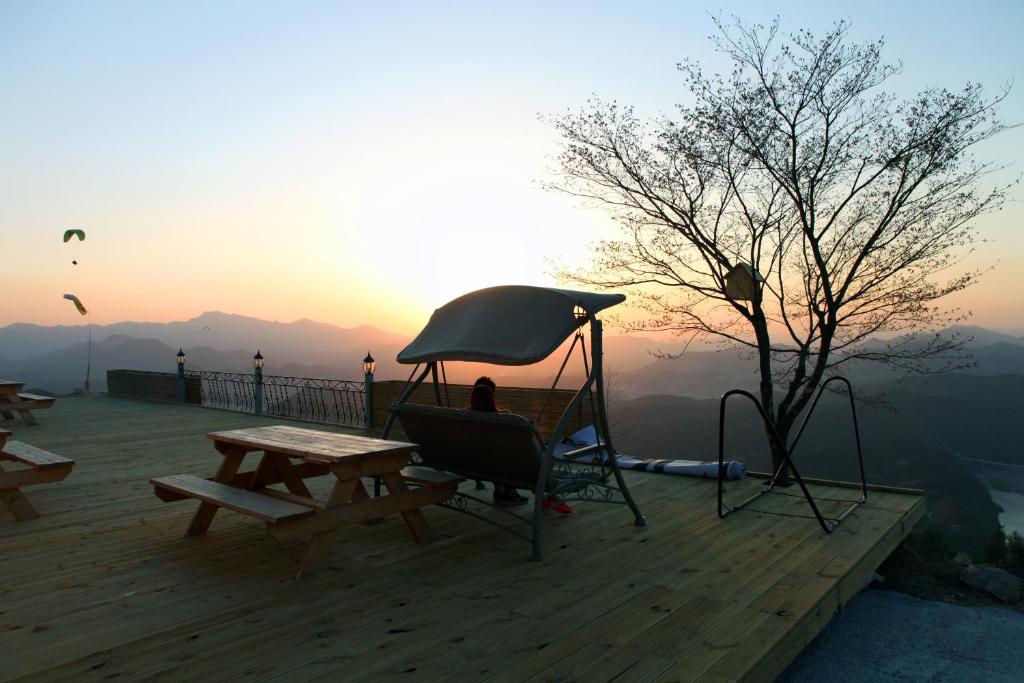 단양 패러마을 전경