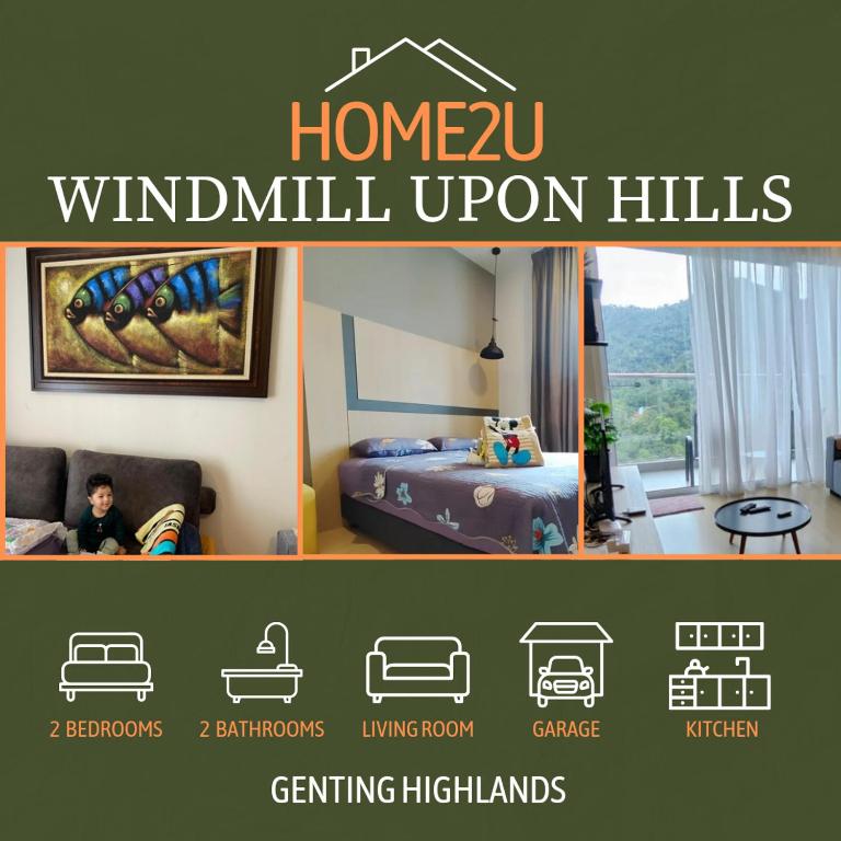 Windmill Upon Hills, Genting Highlands 2 King bed & 2 free car park, Genting Highlands