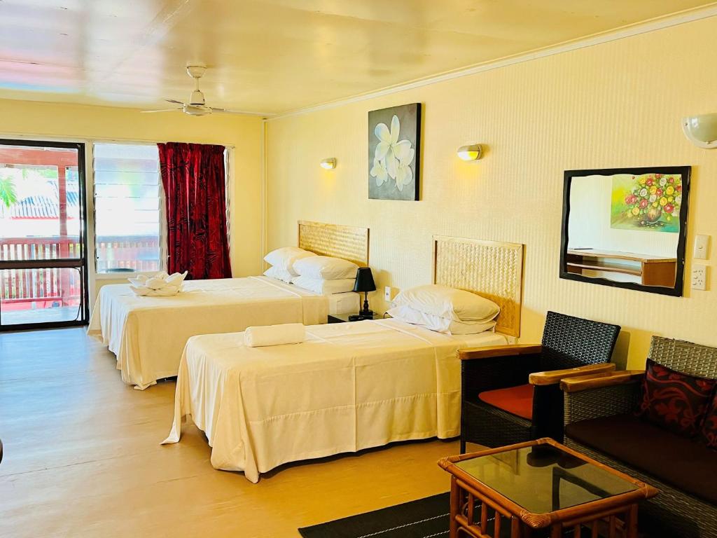 Doppelzimmer mit Poolblick