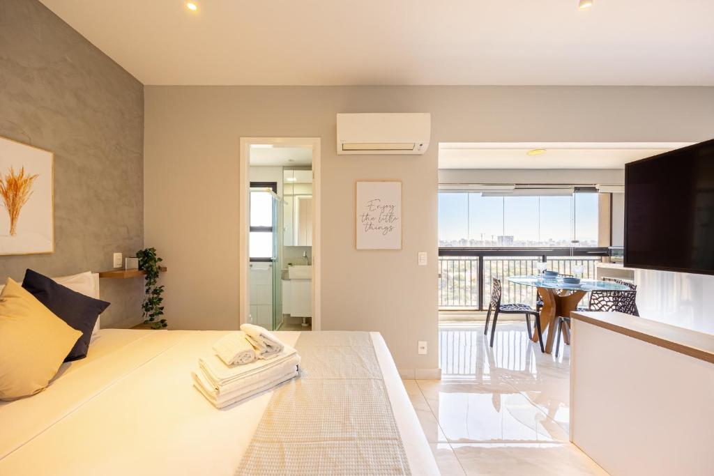 Easy Star - Studio com vista livre Campo Belo - IQ01I, São Paulo