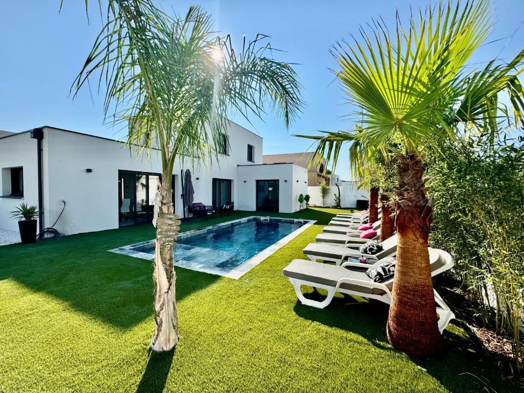 Villa Vanille Cap d Agde Luxe piscine chauffée 5 étoiles - 1