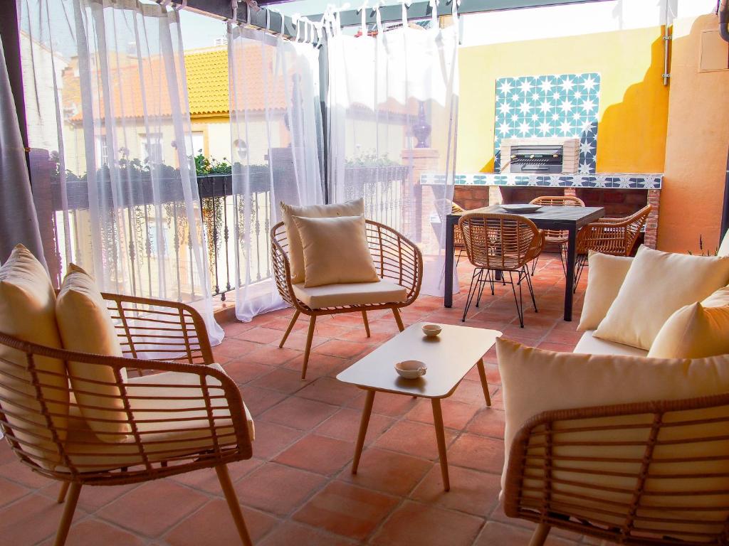 Ático con terraza en La Goleta, Малага