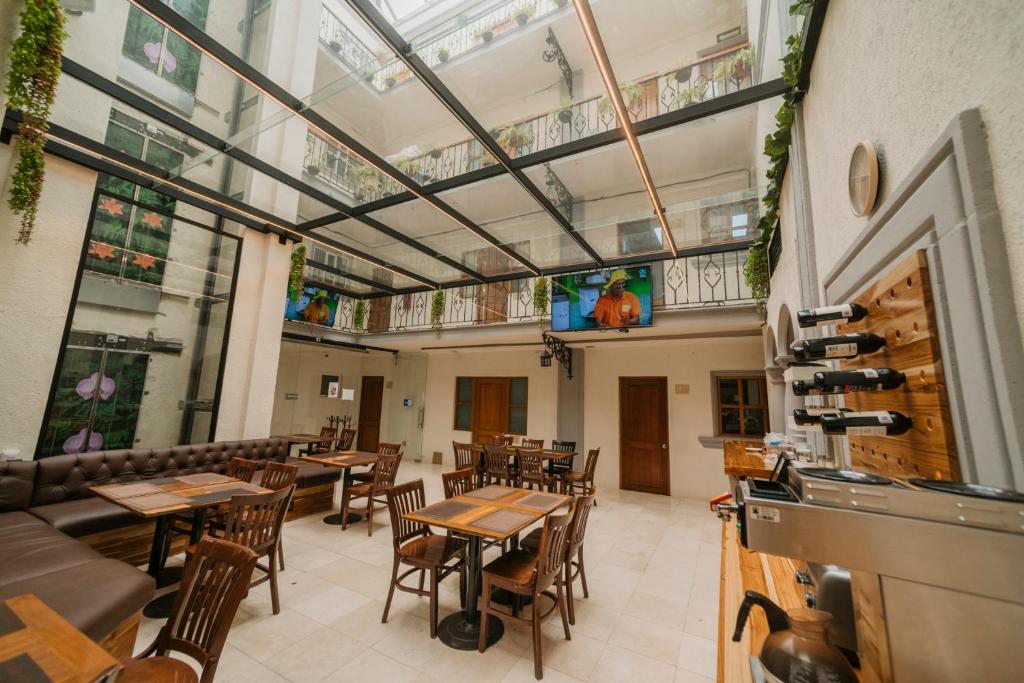 Restaurant, Hotel Marques Del Valle in Oaxaca