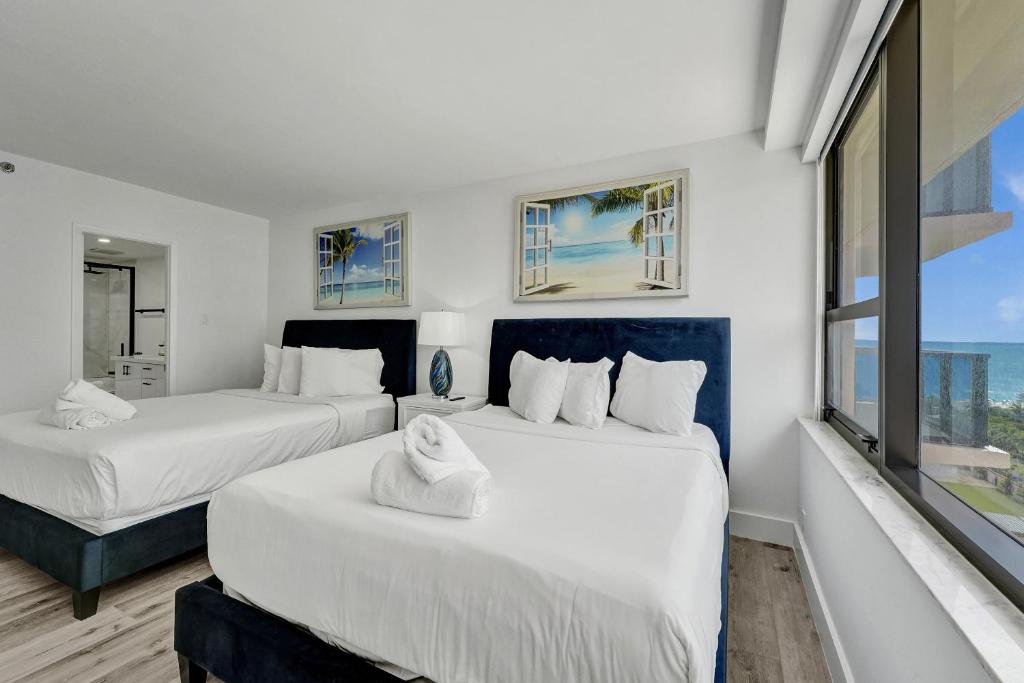 Cozy Oceanfront Beach Service 917, Miami Beach