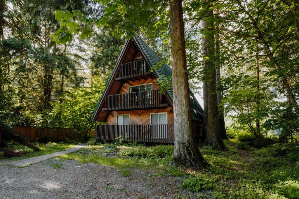 Spacious North Cascades Riverside A-Frame with Mt Baker Views - Dog-Friendly, Concrete