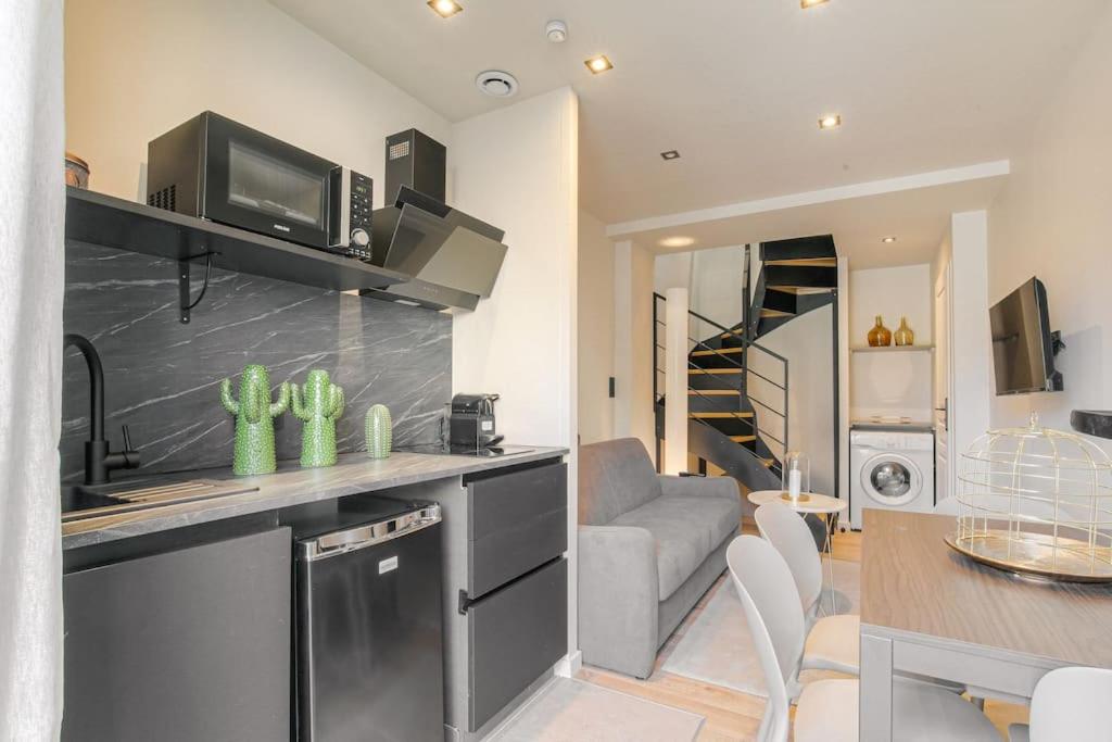 Studio moderne et équipé en duplex, Villeurbanne - 2