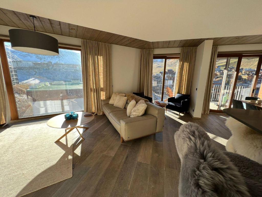 Penthouse élégant à Tignes Lavachet, 4 chambres, WiFi, 8 personnes - FR-1-641-72 - 1