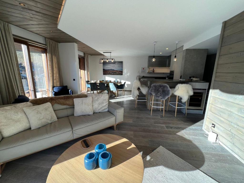Penthouse élégant à Tignes Lavachet, 4 chambres, WiFi, 8 personnes - FR-1-641-72 - 2