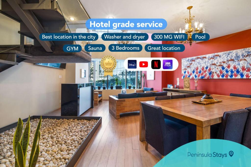 3 BR Upscale Art House Reforma Avenue - 2