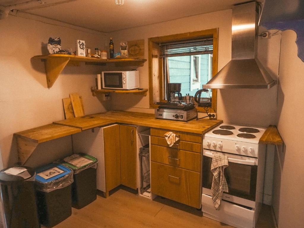 Kitchen, Tromso Activities Hostel in Tromsø