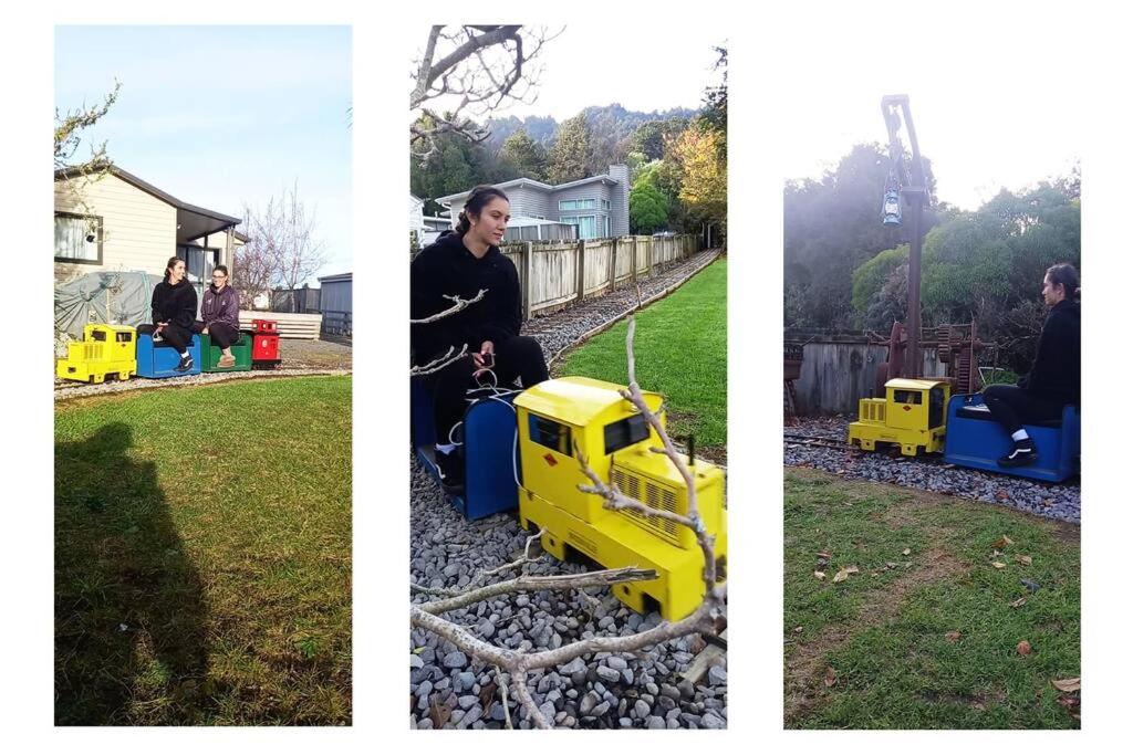 Ride on at Railway Row Historic Cottage, Ohakune