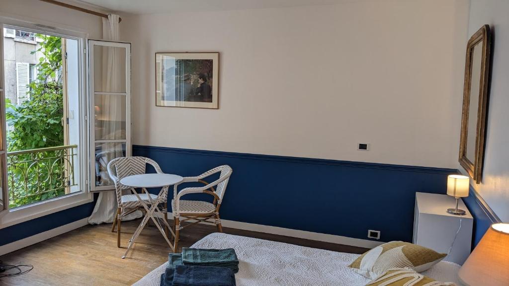 Chambres d'hôtes calmes sur jardin Paris Batignolles - 2