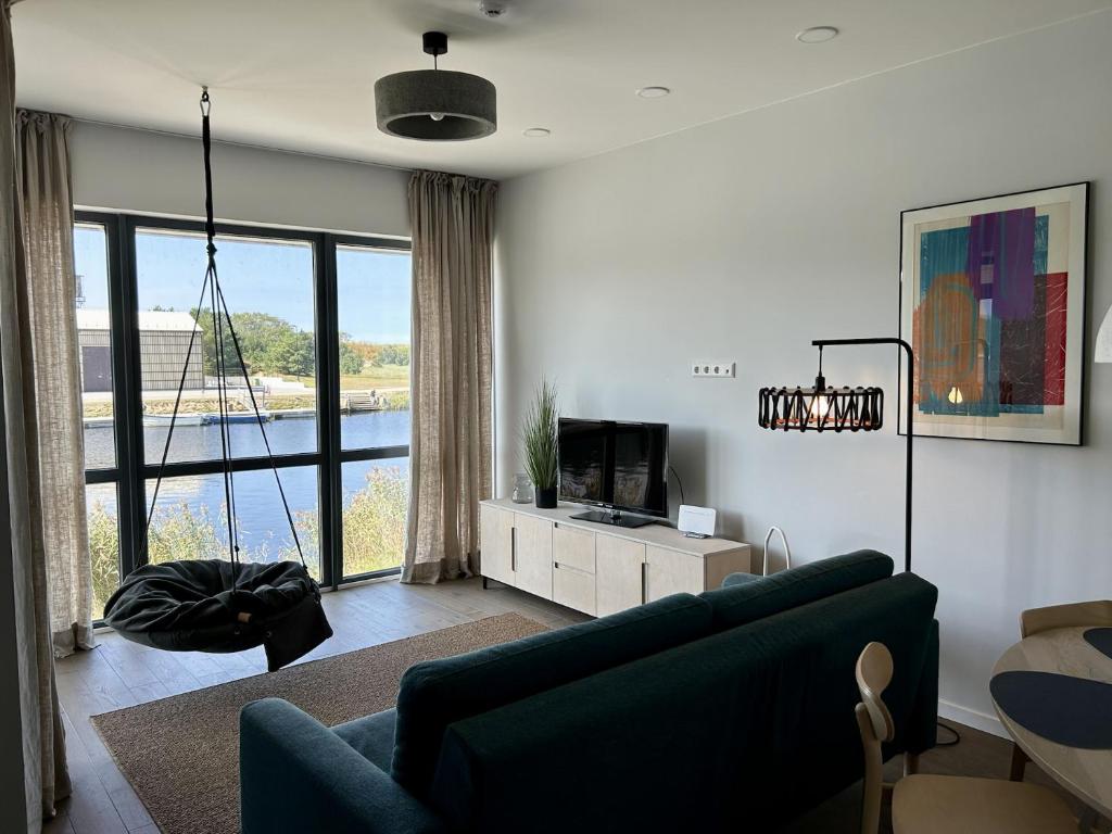 Sea-sight apartment by Šventosios vartai, Palanga