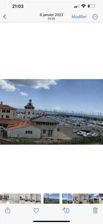 Appartement avec vue mer, port et golf, Talmont