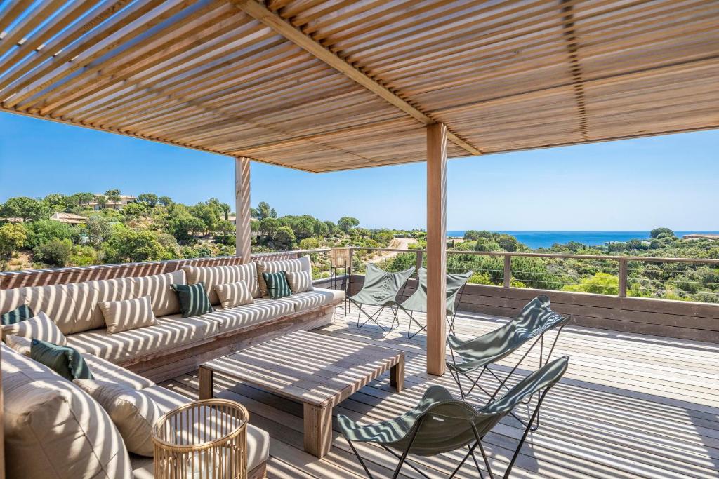 Superbe Villa Porto Vecchio vue mer plage à pied - 4