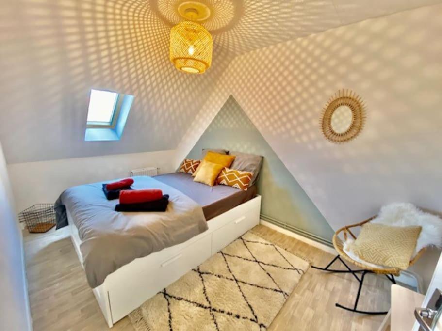 Maison 5 chambres - 8 couchages individuels - 1