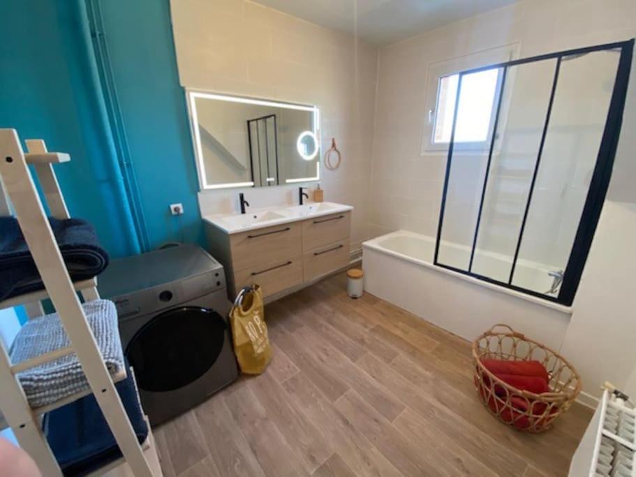 Maison 5 chambres - 8 couchages individuels - 2