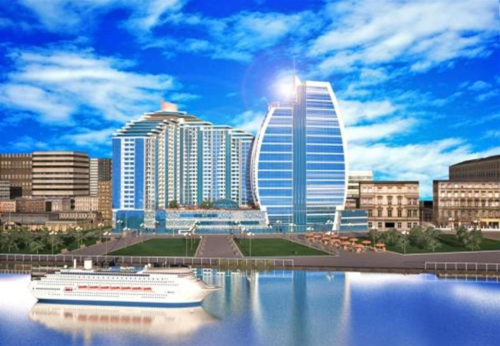 Sea view in Baku, Baku