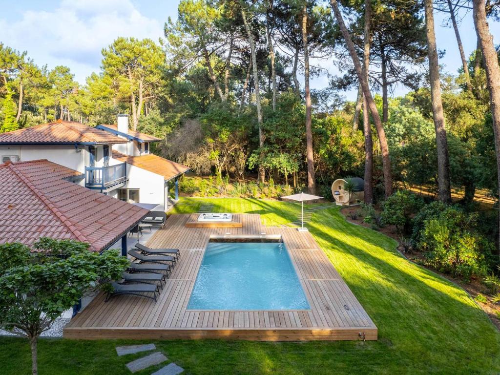 Villa de luxe avec piscine chauffée, jacuzzi, sauna au cœur de la forêt des Landes - 2