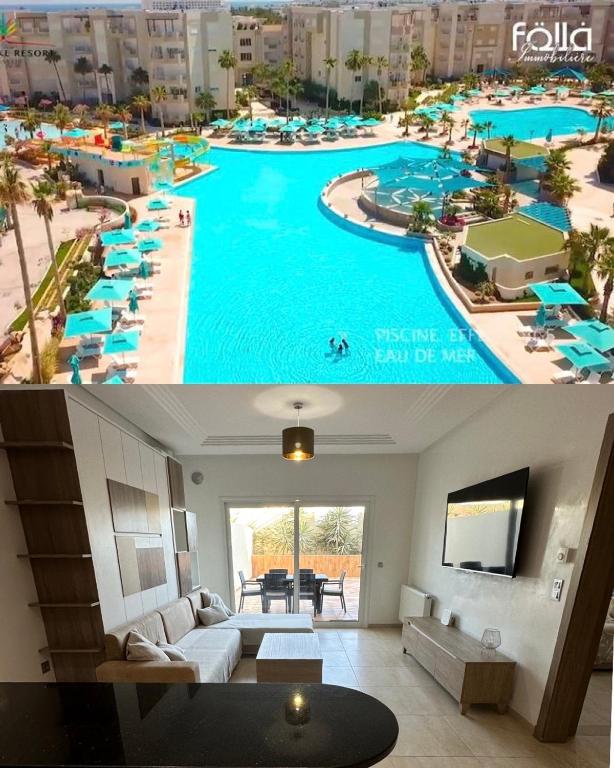 Palm Lake Resort - Appartement terrasse, Monastir