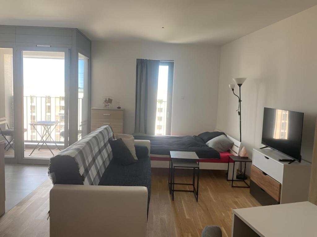 Bright Apartment in Munich Within Sight of Alps, Mnichov