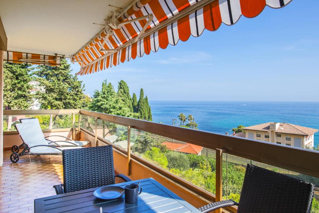 La Cuse Vue Mer Imprenable, Calme, Parking, Menton