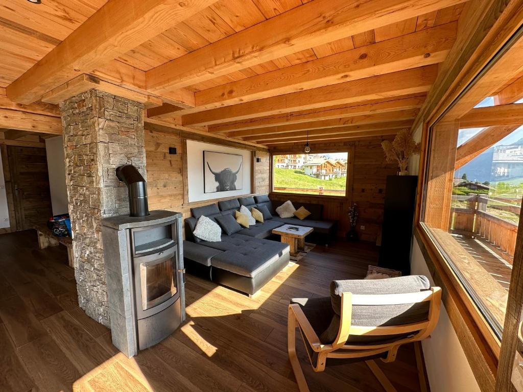 Chalet vue Mont Blanc avec jacuzzi extérieur - 5